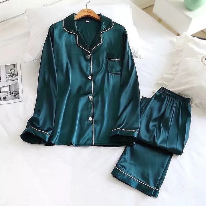 Printed Shirt and Trousers Night Suit : Stylish & Comfortable Women Sleepwear Set
