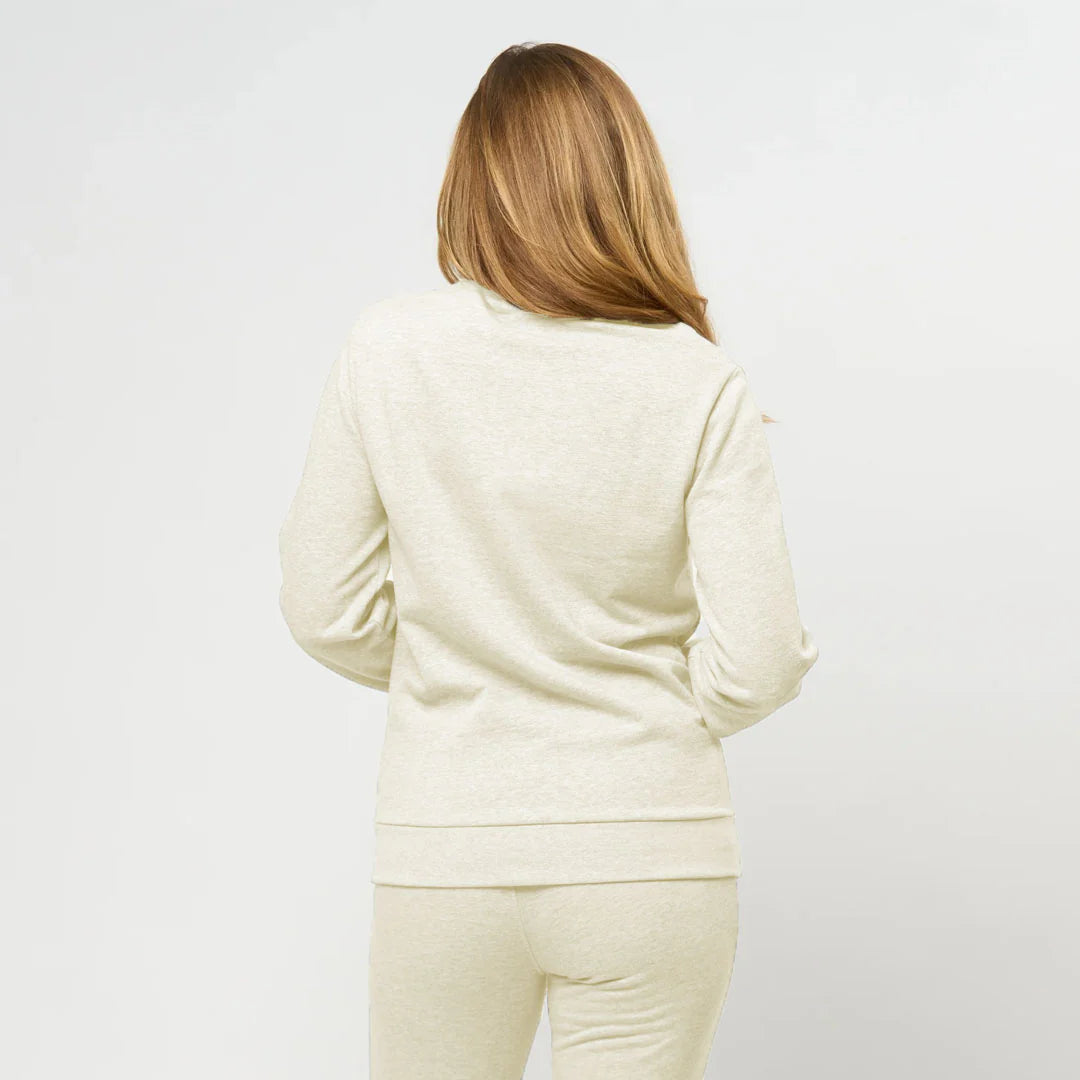 Polo Asn Women Crew Neck White  Shirt for Winter
